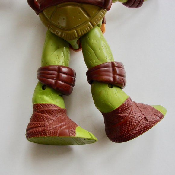 Michelangelo Teenage Mutant Ninja Turtle TMNT 10" Action Figure 2012 Playmates - Picture 8 of 16